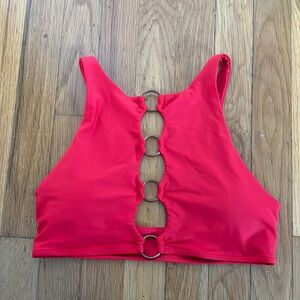 Aerie high neck bikini top